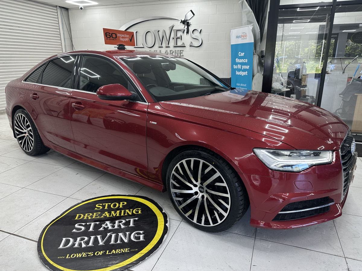 2015 (OCT) AUDI A6 2.0 TDi S LINE AUTOMATIC with BLACK LEATHER