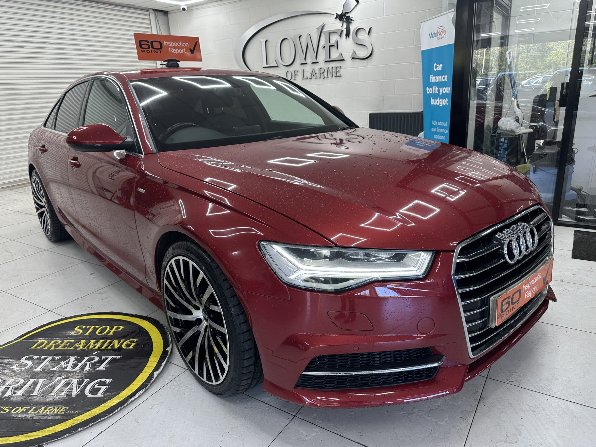 2015 (OCT) AUDI A6 2.0 TDi S LINE AUTOMATIC with BLACK LEATHER