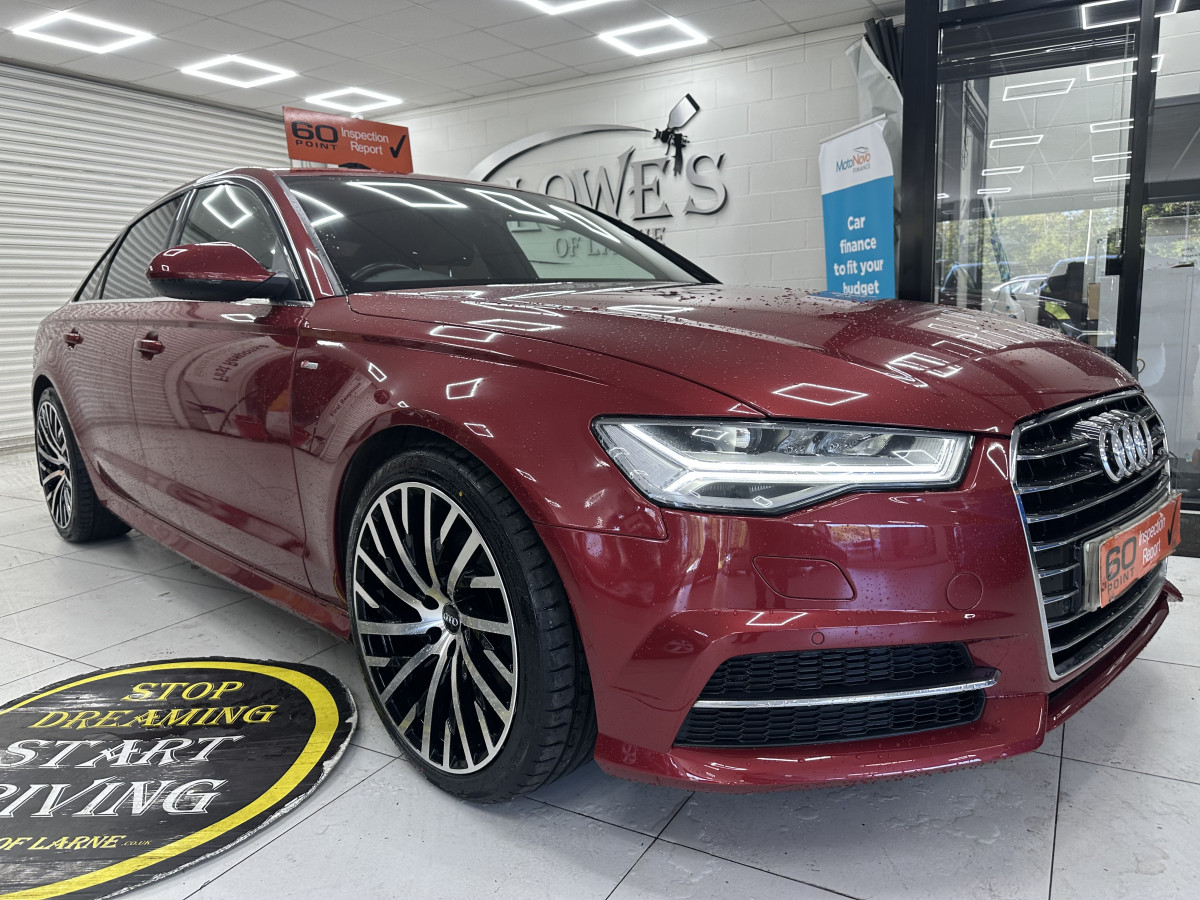 2015 (OCT) AUDI A6 2.0 TDi S LINE AUTOMATIC with BLACK LEATHER