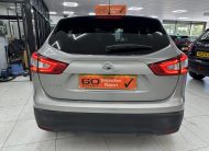 2017 NISSAN QASHQAI 1.5 DCi TEKNA with BLACK LEATHER, SAT NAV & REAR CAMERA — ONLY 79K