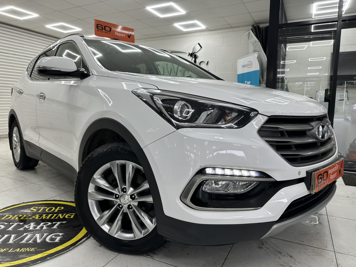 2016 HYUNDAI SANTA FE 2.2 CRDi Blue Drive PREMIUM 7 SEATER — BLACK LEATHER