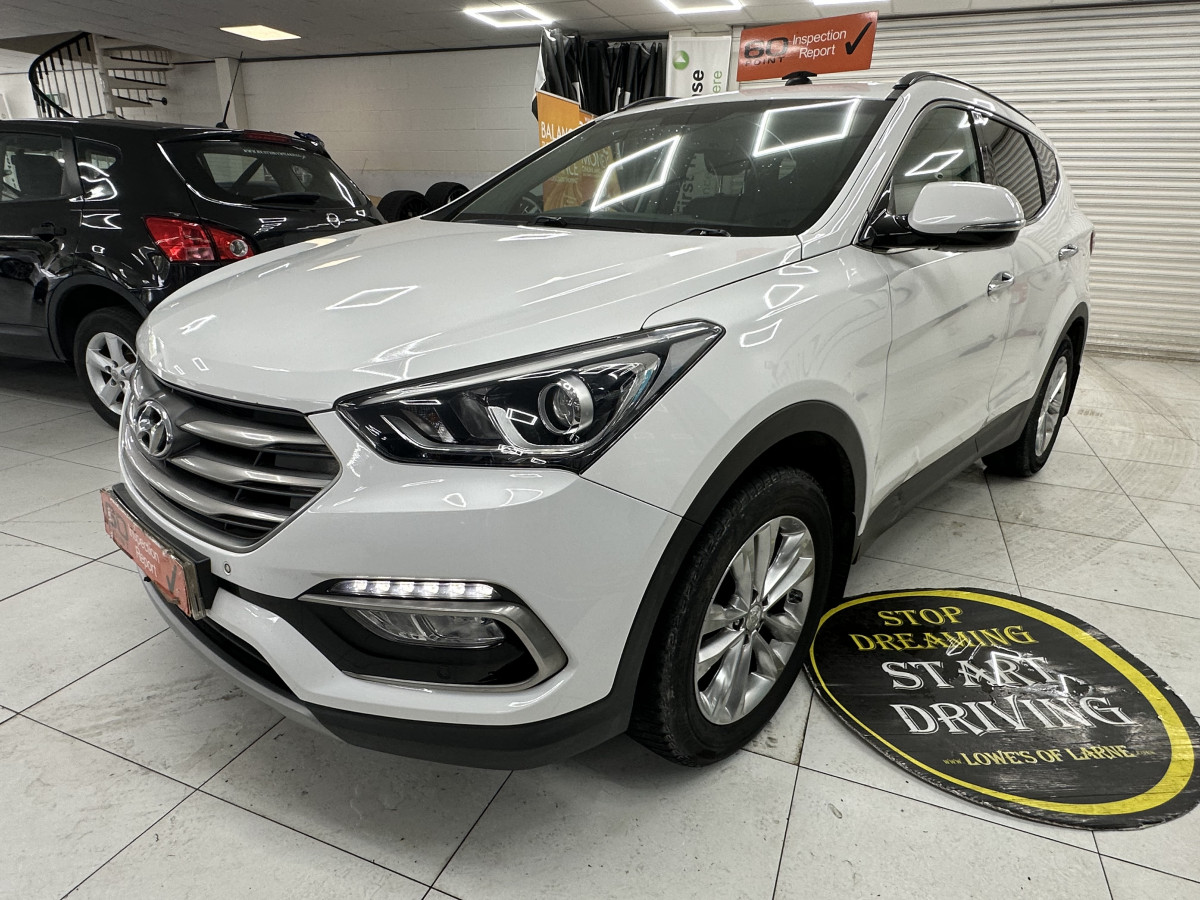 2016 HYUNDAI SANTA FE 2.2 CRDi Blue Drive PREMIUM 7 SEATER — BLACK LEATHER