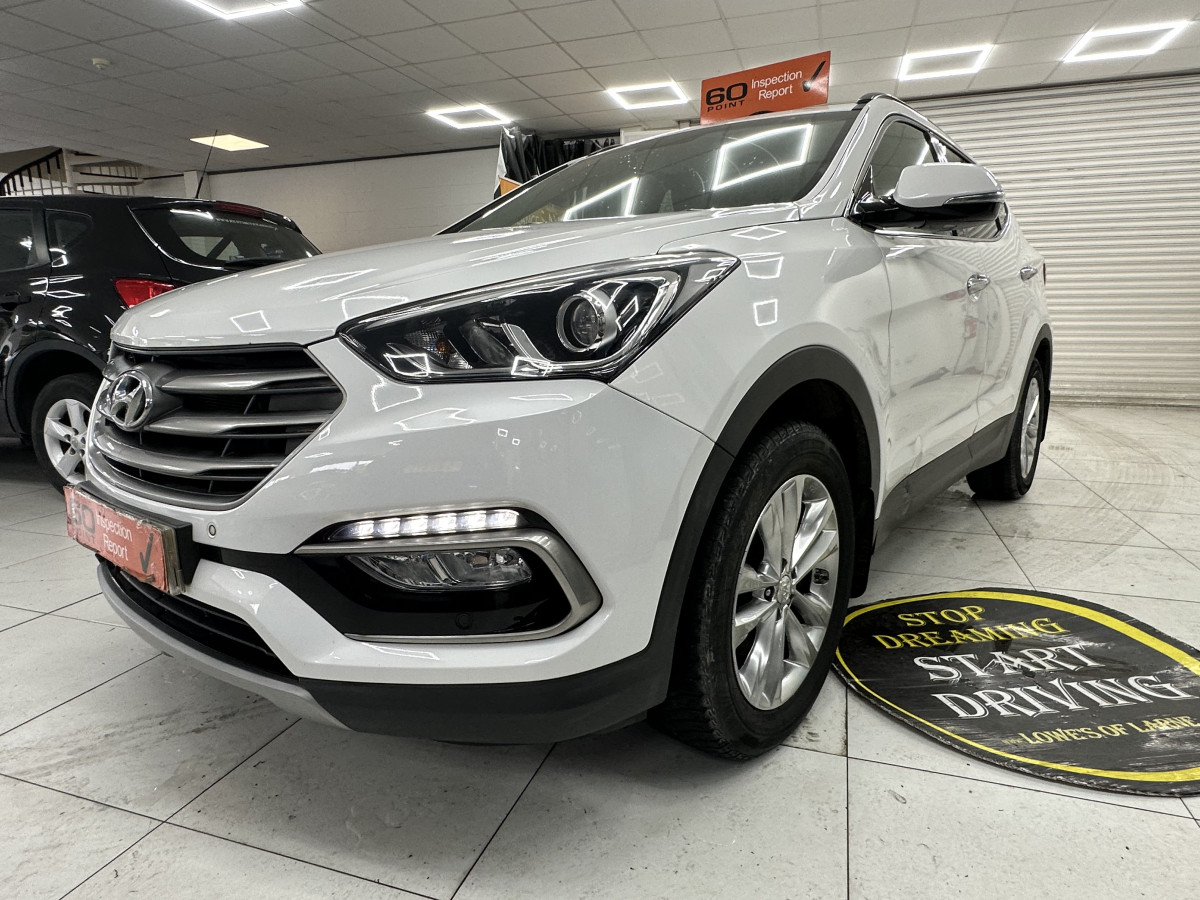 2016 HYUNDAI SANTA FE 2.2 CRDi Blue Drive PREMIUM 7 SEATER — BLACK LEATHER