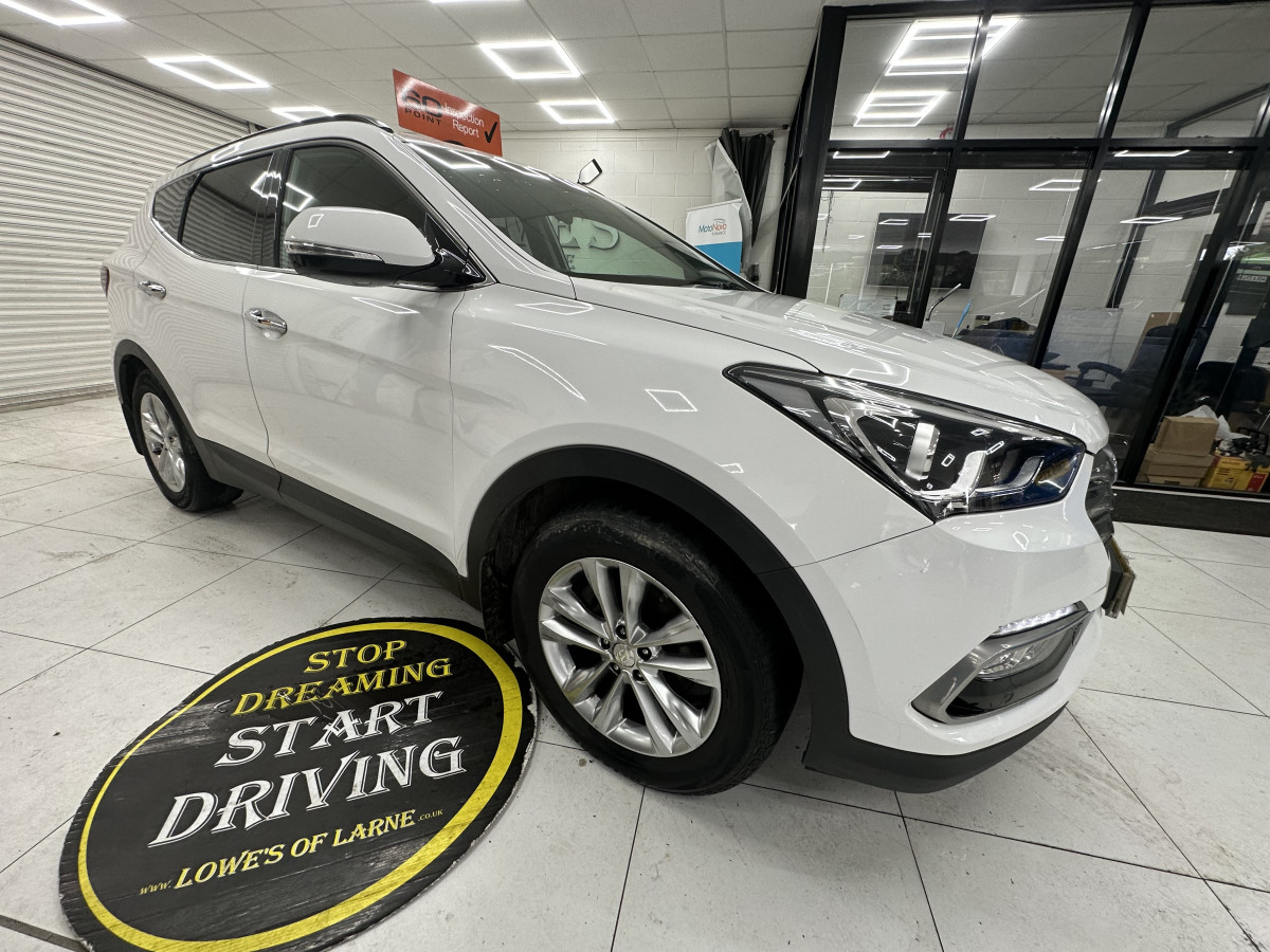 2016 HYUNDAI SANTA FE 2.2 CRDi Blue Drive PREMIUM 7 SEATER — BLACK LEATHER