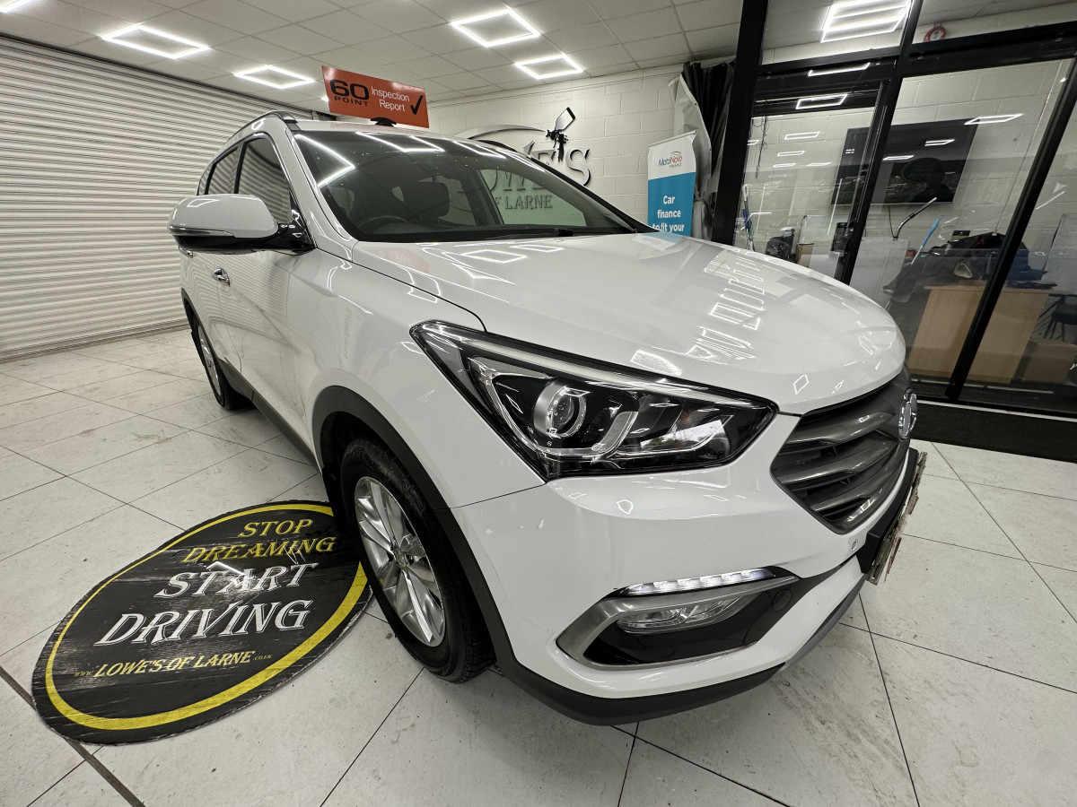 2016 HYUNDAI SANTA FE 2.2 CRDi Blue Drive PREMIUM 7 SEATER — BLACK LEATHER