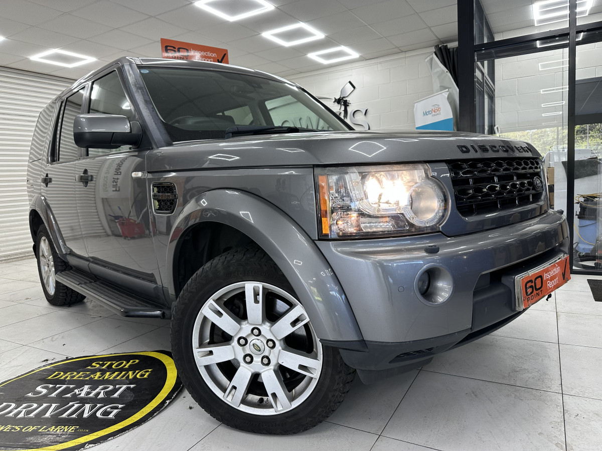2010 LANDROVER DISCOVERY 3.0 TDV6 XS 7 SEATER AUTOMATIC — BLACK LEATHER & SAT NAV