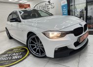 2015 (OCT) BMW 318D M SPORT  — BLACK LEATHER, SAT NAV and 20″ ALLOYS