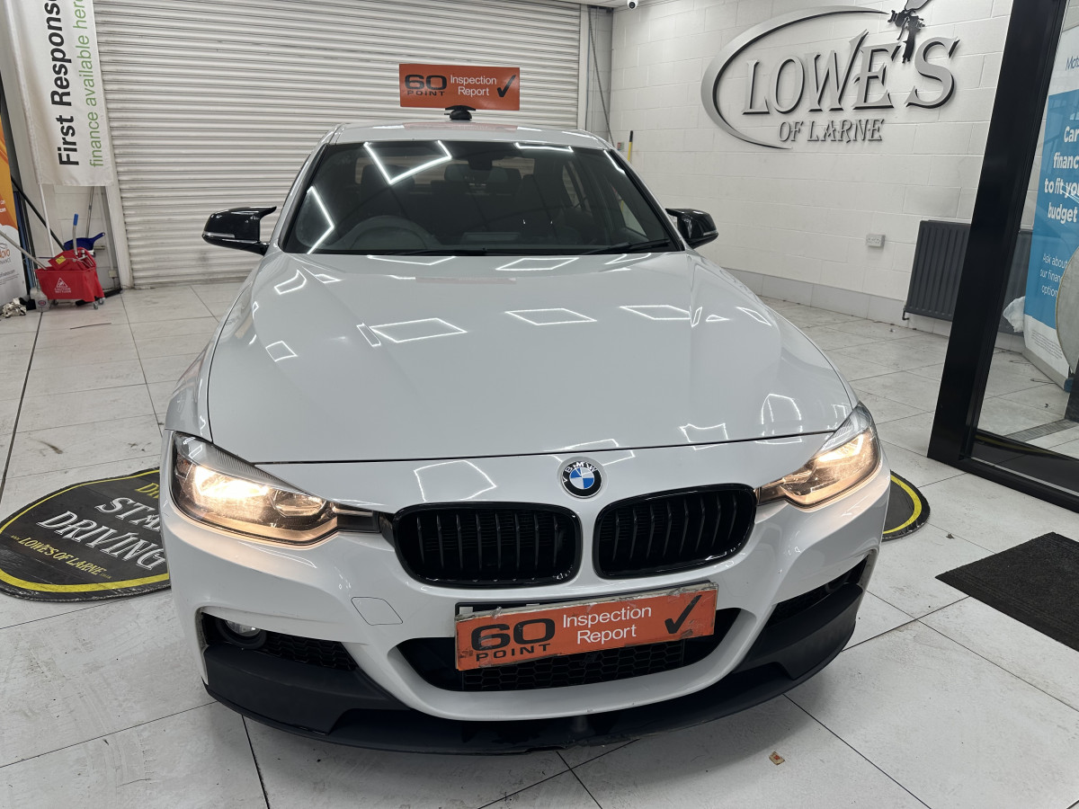 2015 (OCT) BMW 318D M SPORT  — BLACK LEATHER, SAT NAV and 20″ ALLOYS