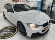 2015 (OCT) BMW 318D M SPORT  — BLACK LEATHER, SAT NAV and 20″ ALLOYS