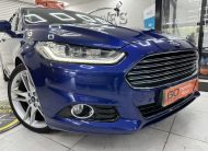 2015 (JULY) FORD MONDEO 2.0 TDCi TITANIUM AUTOMATIC — ONLY 94K — BLACK LEATHER, SAT NAV & 19″ ALLOYS