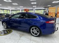 2015 (JULY) FORD MONDEO 2.0 TDCi TITANIUM AUTOMATIC — ONLY 94K — BLACK LEATHER, SAT NAV & 19″ ALLOYS