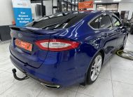 2015 (JULY) FORD MONDEO 2.0 TDCi TITANIUM AUTOMATIC — ONLY 94K — BLACK LEATHER, SAT NAV & 19″ ALLOYS