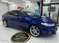 2015 (JULY) FORD MONDEO 2.0 TDCi TITANIUM AUTOMATIC — ONLY 94K — BLACK LEATHER, SAT NAV & 19″ ALLOYS