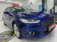 2015 (JULY) FORD MONDEO 2.0 TDCi TITANIUM AUTOMATIC — ONLY 94K — BLACK LEATHER, SAT NAV & 19″ ALLOYS