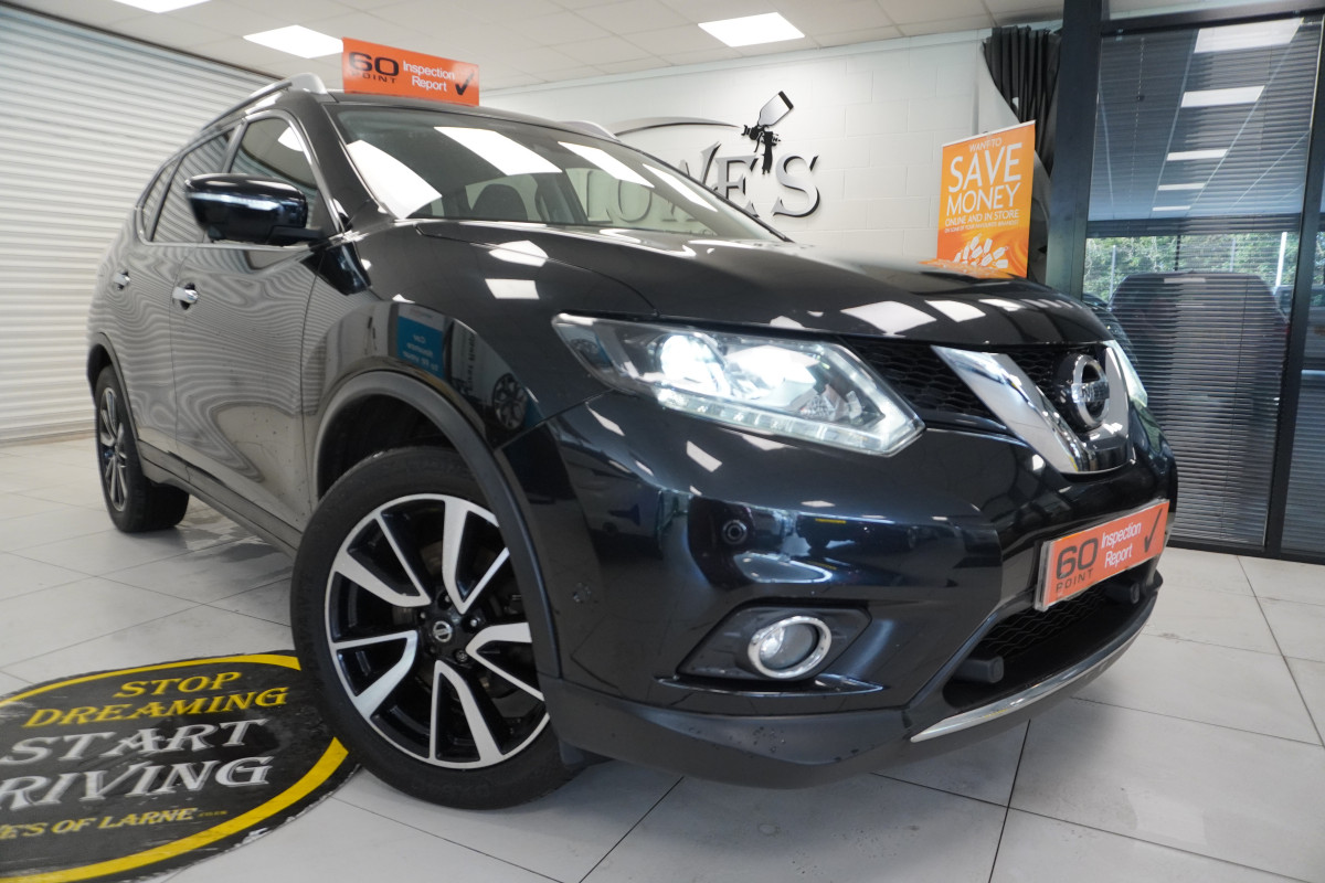 2017 (SEPT) NISSAN X-TRAIL 1.6 DCi N-CONNECTA XTRONIC AUTOMATIC — 7 SEATER with PANORAMIC, SAT NAV & REAR CAMERA