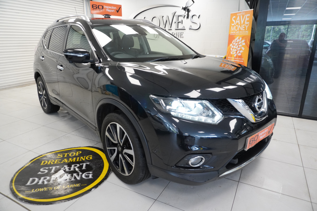 2017 (SEPT) NISSAN X-TRAIL 1.6 DCi N-CONNECTA XTRONIC AUTOMATIC — 7 SEATER with PANORAMIC, SAT NAV & REAR CAMERA