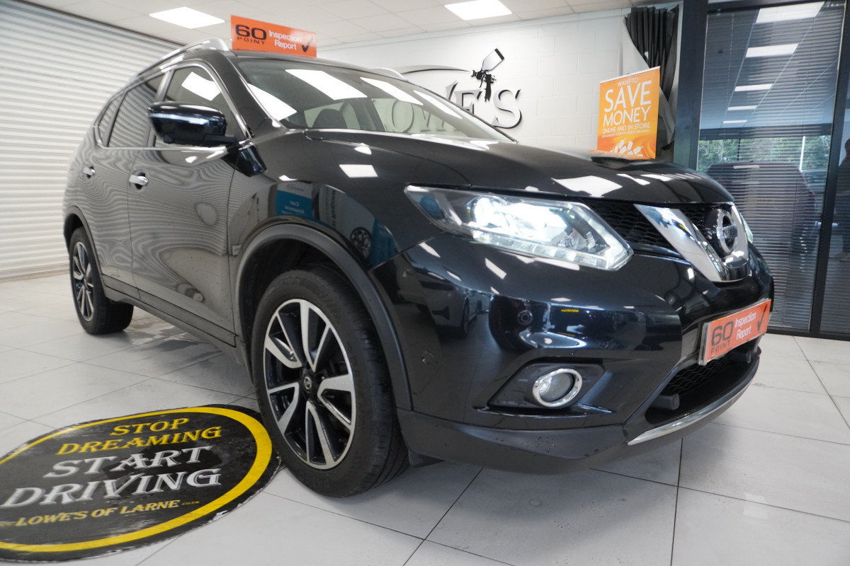 2017 (SEPT) NISSAN X-TRAIL 1.6 DCi N-CONNECTA XTRONIC AUTOMATIC — 7 SEATER with PANORAMIC, SAT NAV & REAR CAMERA