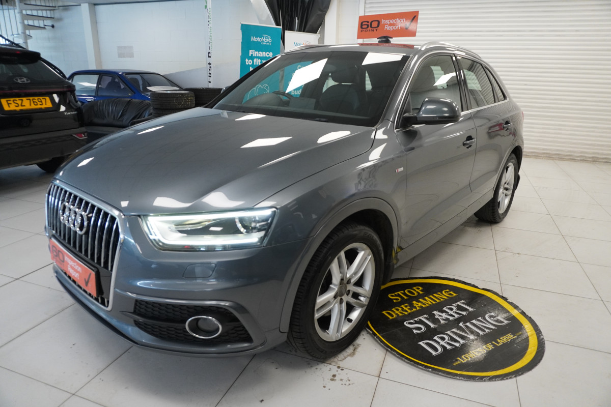 2014 AUDI Q3 2.0 TDi S LINE with BLACK LEATHER