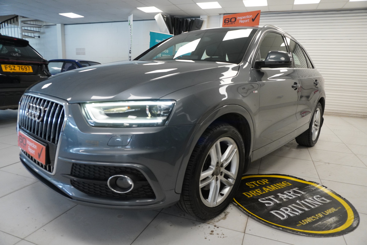2014 AUDI Q3 2.0 TDi S LINE with BLACK LEATHER