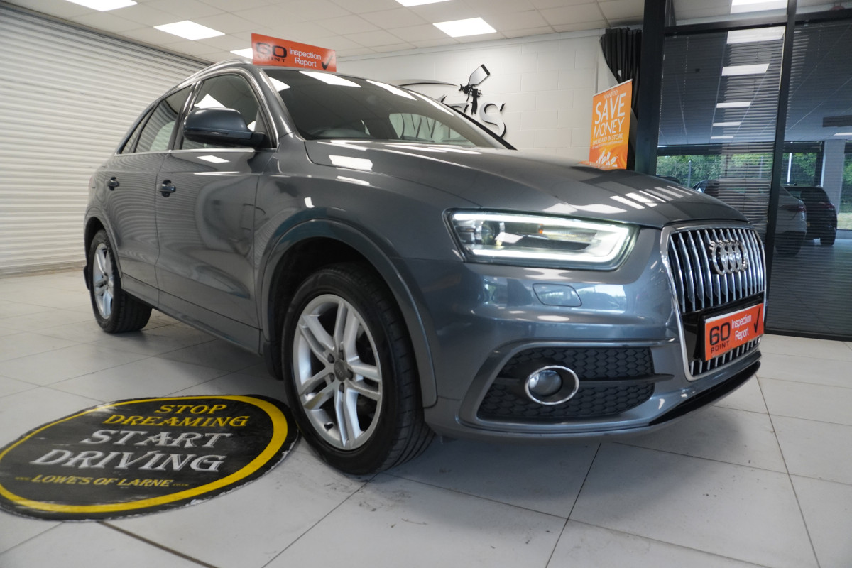 2014 AUDI Q3 2.0 TDi S LINE with BLACK LEATHER