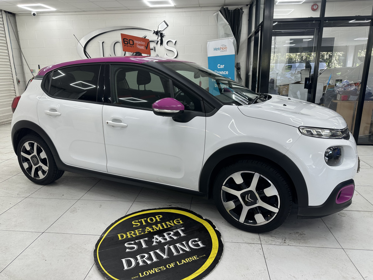 2017 (MAY) CITROEN C3 1.2 PURTECH FLAIR with ONLY 89K