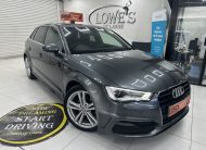 2016 (MARCH) AUDI A3 2.0 TDi S LINE AUTOMATIC with BLACK LEATHER