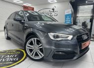 2016 (MARCH) AUDI A3 2.0 TDi S LINE AUTOMATIC with BLACK LEATHER