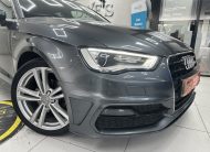 2016 (MARCH) AUDI A3 2.0 TDi S LINE AUTOMATIC with BLACK LEATHER