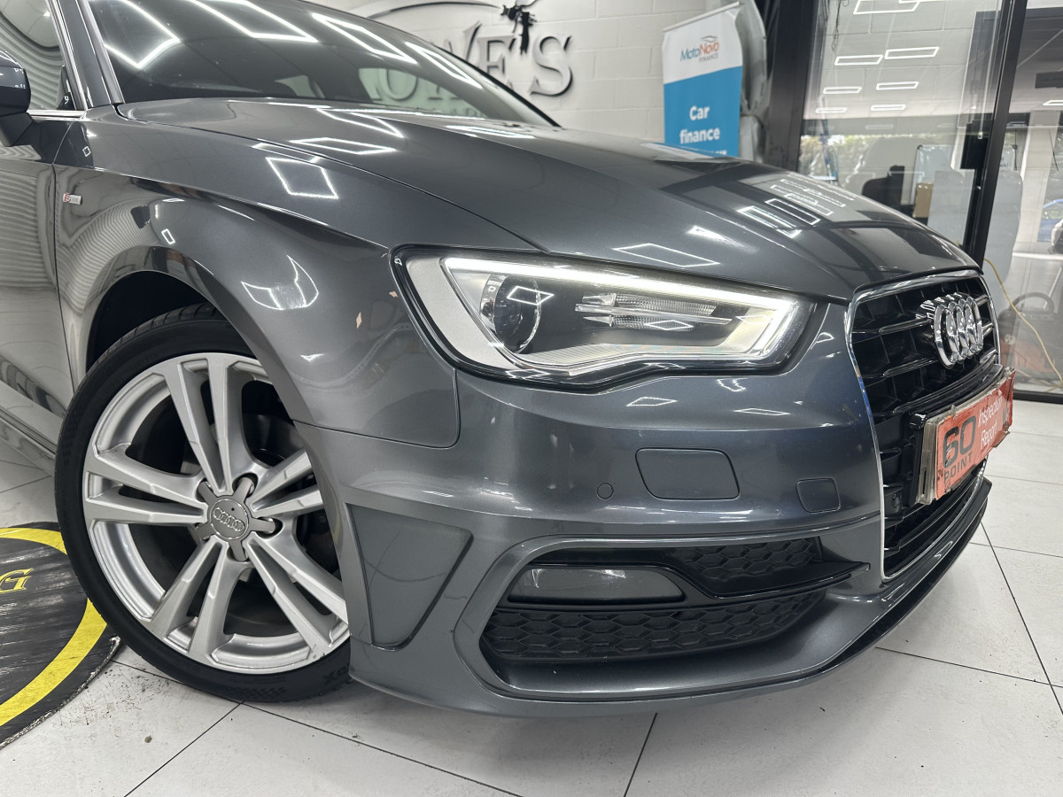 2016 (MARCH) AUDI A3 2.0 TDi S LINE AUTOMATIC with BLACK LEATHER