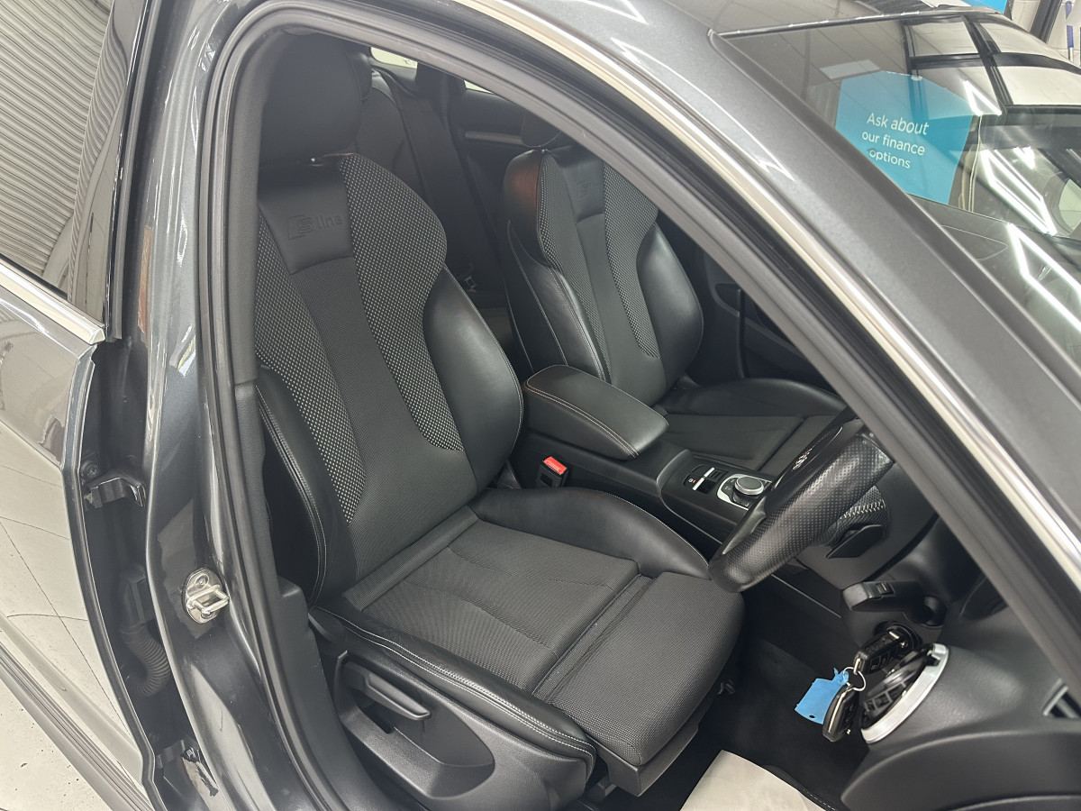 2016 (MARCH) AUDI A3 2.0 TDi S LINE AUTOMATIC with BLACK LEATHER