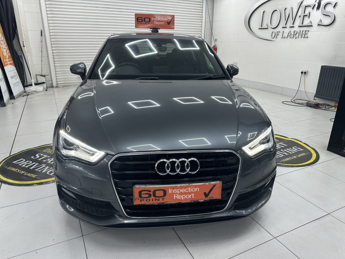 2016 (MARCH) AUDI A3 2.0 TDi S LINE AUTOMATIC with BLACK LEATHER