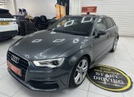 2016 (MARCH) AUDI A3 2.0 TDi S LINE AUTOMATIC with BLACK LEATHER