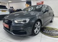 2016 (MARCH) AUDI A3 2.0 TDi S LINE AUTOMATIC with BLACK LEATHER