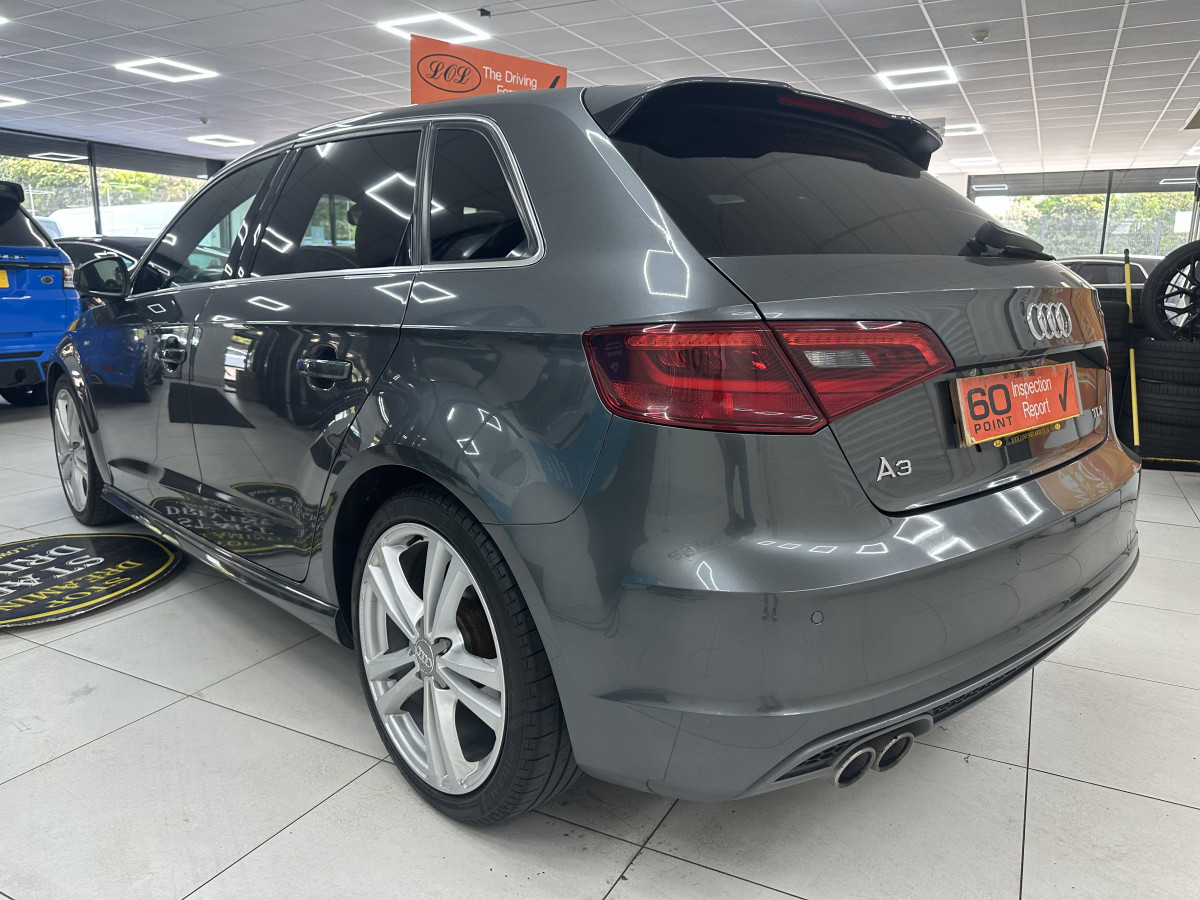 2016 (MARCH) AUDI A3 2.0 TDi S LINE AUTOMATIC with BLACK LEATHER