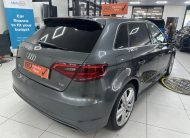 2016 (MARCH) AUDI A3 2.0 TDi S LINE AUTOMATIC with BLACK LEATHER