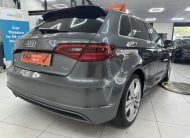 2016 (MARCH) AUDI A3 2.0 TDi S LINE AUTOMATIC with BLACK LEATHER