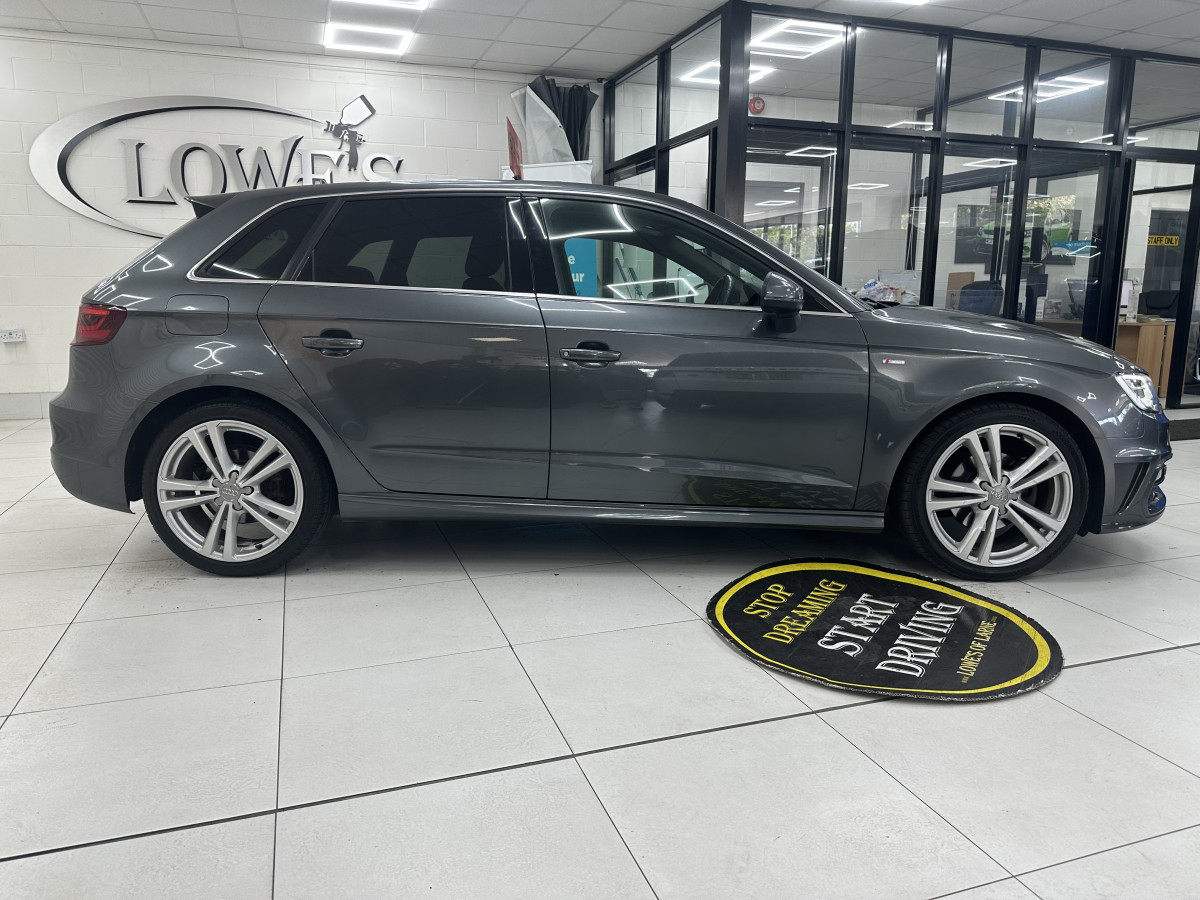 2016 (MARCH) AUDI A3 2.0 TDi S LINE AUTOMATIC with BLACK LEATHER