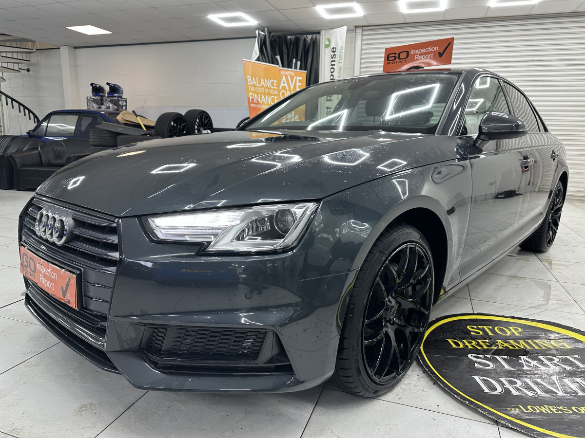 2019 (FEB) AUDI A4 40 2.0 TDi 190BHP SPORT S TRONIC/AUTOMATIC with BLACK LEATHER & SAT NAV