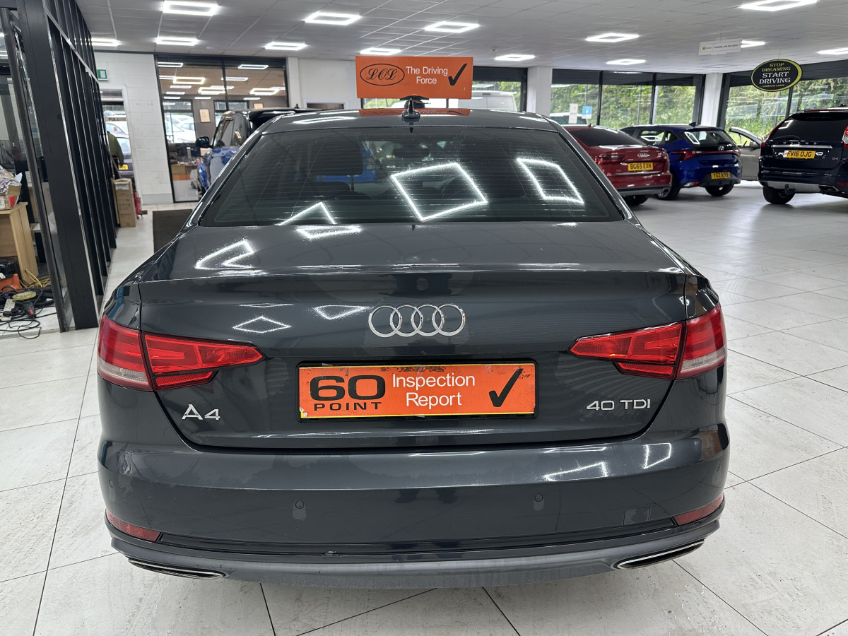 2019 (FEB) AUDI A4 40 2.0 TDi 190BHP SPORT S TRONIC/AUTOMATIC with BLACK LEATHER & SAT NAV
