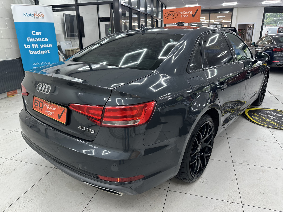 2019 (FEB) AUDI A4 40 2.0 TDi 190BHP SPORT S TRONIC/AUTOMATIC with BLACK LEATHER & SAT NAV