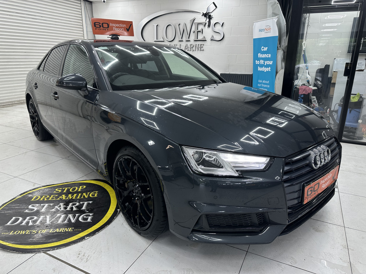 2019 (FEB) AUDI A4 40 2.0 TDi 190BHP SPORT S TRONIC/AUTOMATIC with BLACK LEATHER & SAT NAV