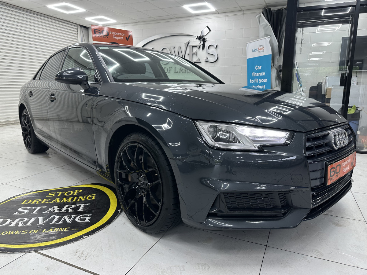 2019 (FEB) AUDI A4 40 2.0 TDi 190BHP SPORT S TRONIC/AUTOMATIC with BLACK LEATHER & SAT NAV
