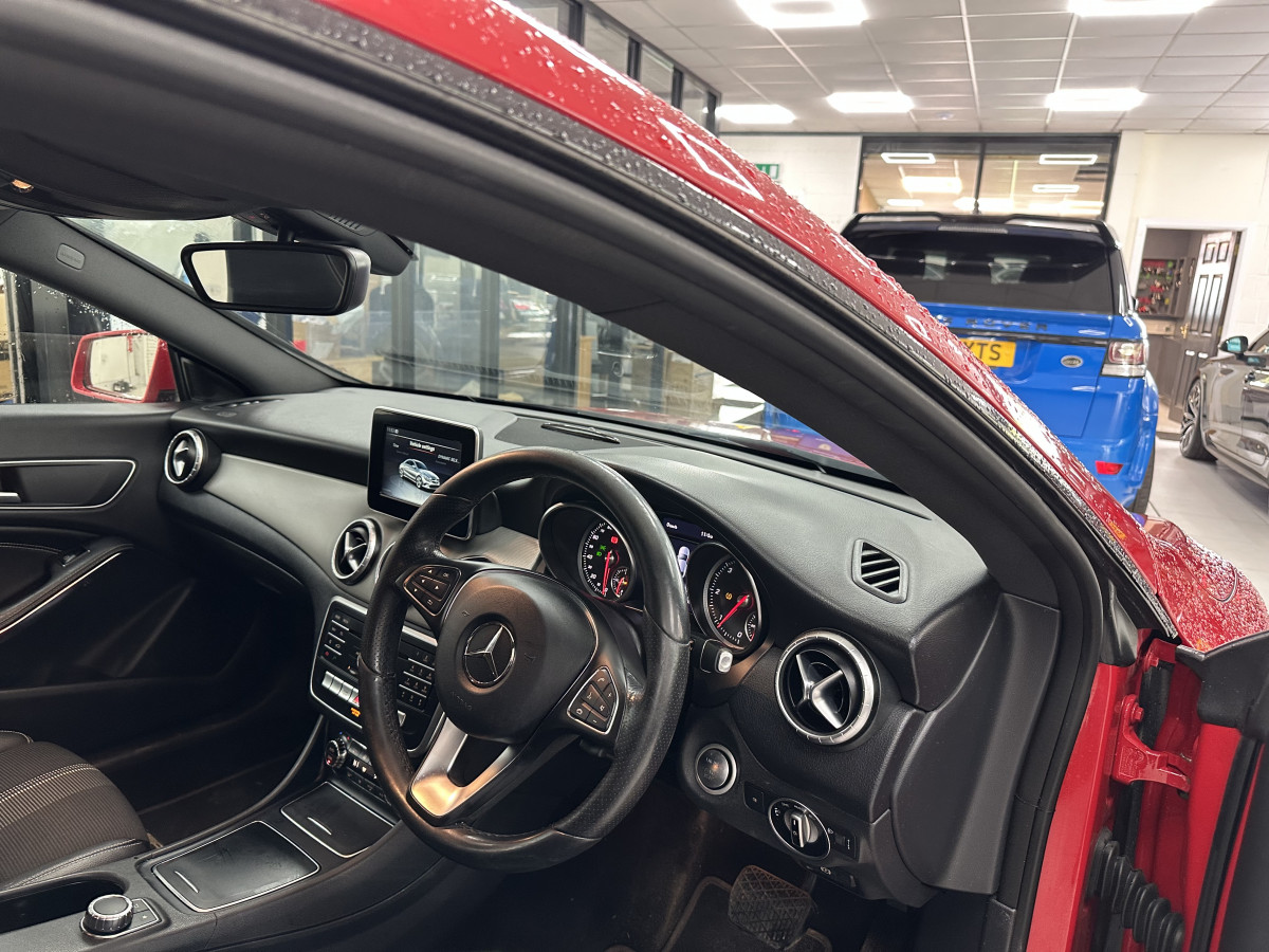 2017 (JUNE) MERCEDES CLA200D SPORT AUTOMATIC — BALCK LEATHER, SAT NAV — ONLY 89K