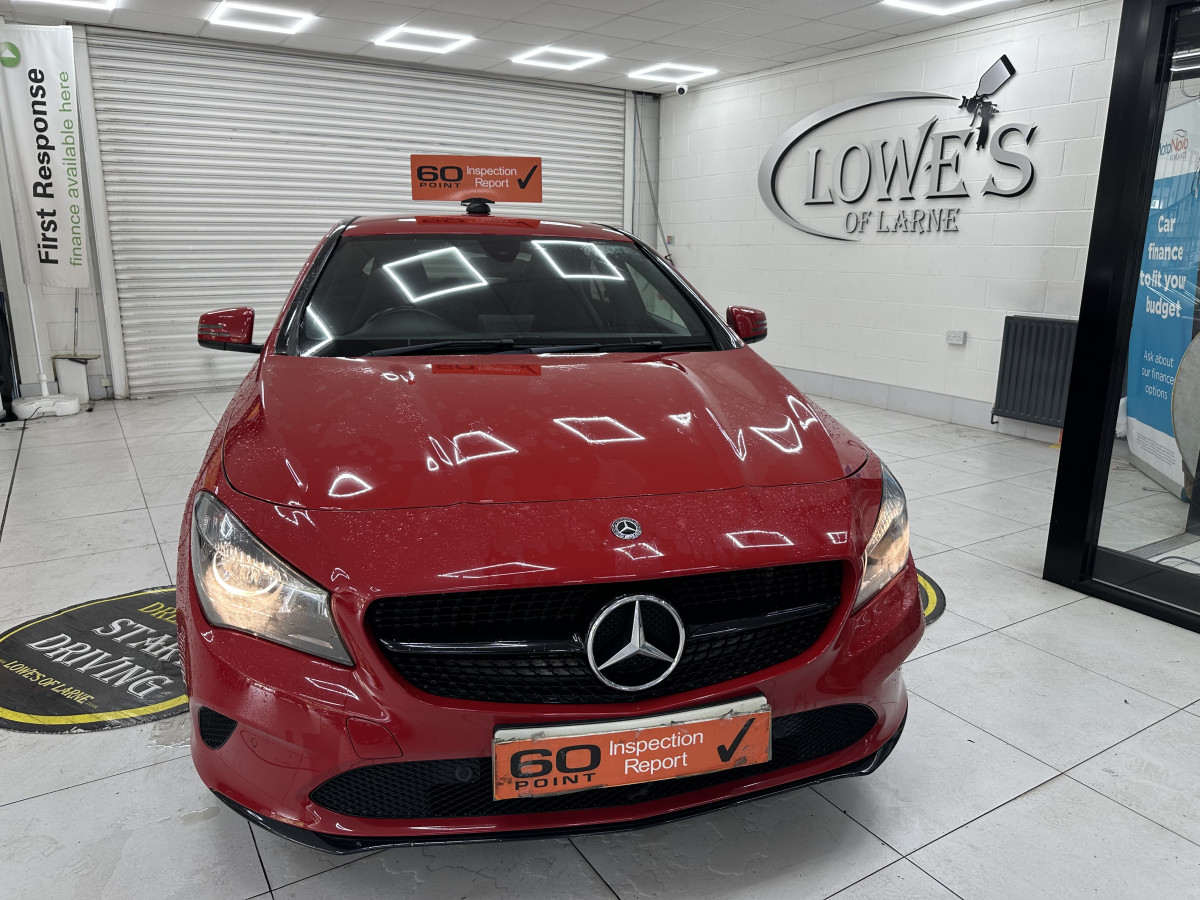 2017 (JUNE) MERCEDES CLA200D SPORT AUTOMATIC — BALCK LEATHER, SAT NAV — ONLY 89K