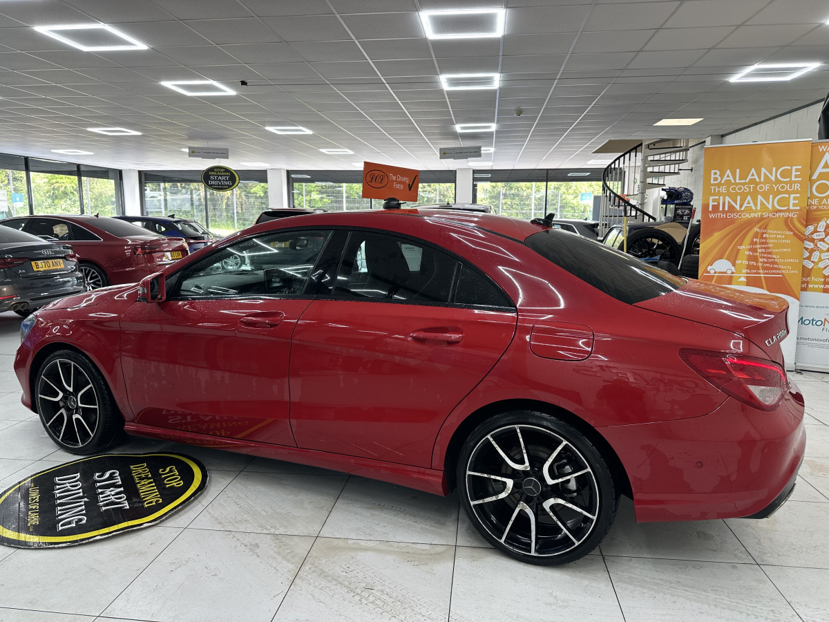2017 (JUNE) MERCEDES CLA200D SPORT AUTOMATIC — BALCK LEATHER, SAT NAV — ONLY 89K