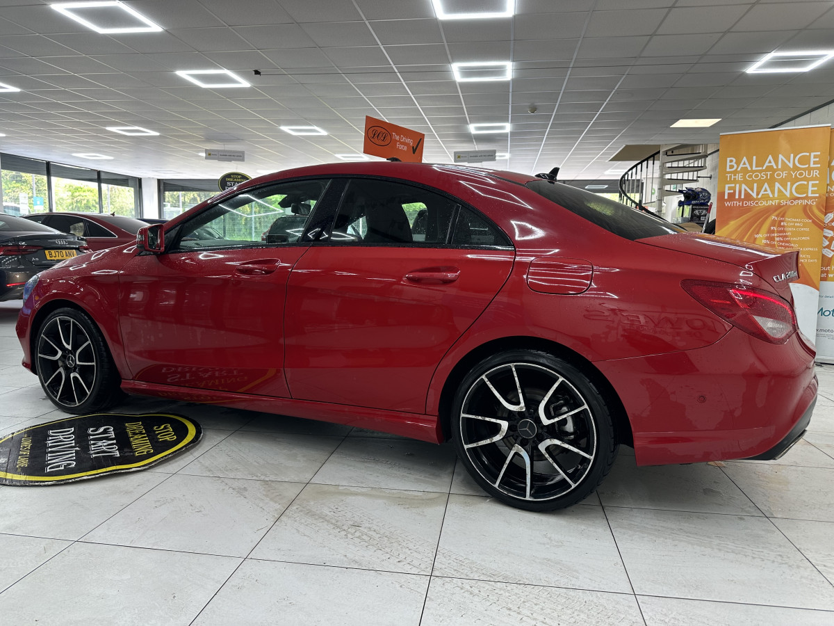 2017 (JUNE) MERCEDES CLA200D SPORT AUTOMATIC — BALCK LEATHER, SAT NAV — ONLY 89K