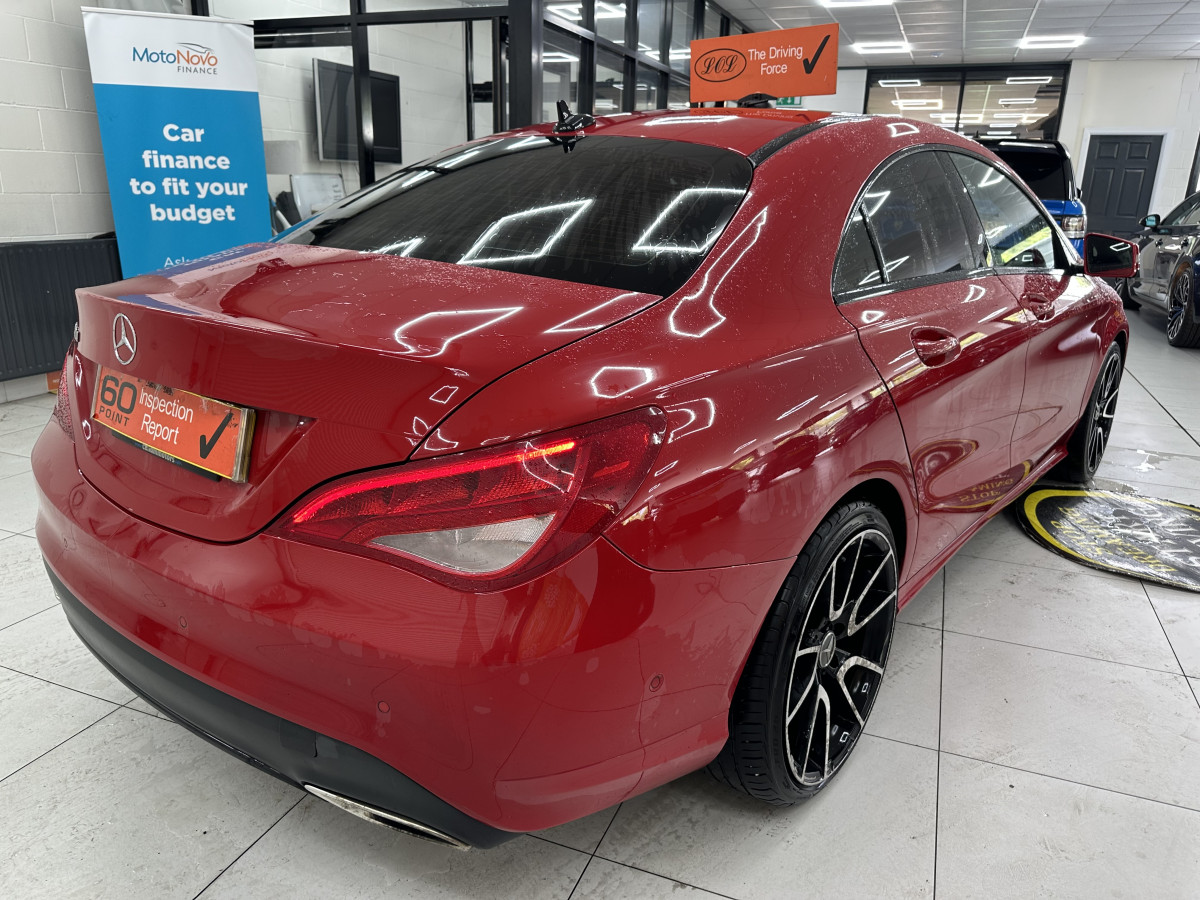 2017 (JUNE) MERCEDES CLA200D SPORT AUTOMATIC — BALCK LEATHER, SAT NAV — ONLY 89K