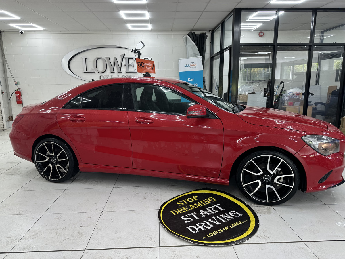 2017 (JUNE) MERCEDES CLA200D SPORT AUTOMATIC — BALCK LEATHER, SAT NAV — ONLY 89K