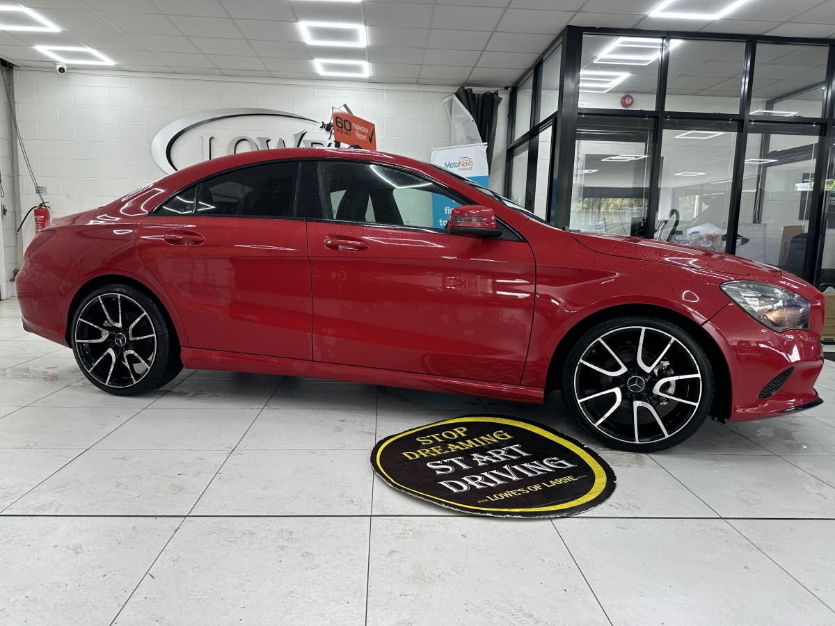 2017 (JUNE) MERCEDES CLA200D SPORT AUTOMATIC — BALCK LEATHER, SAT NAV — ONLY 89K