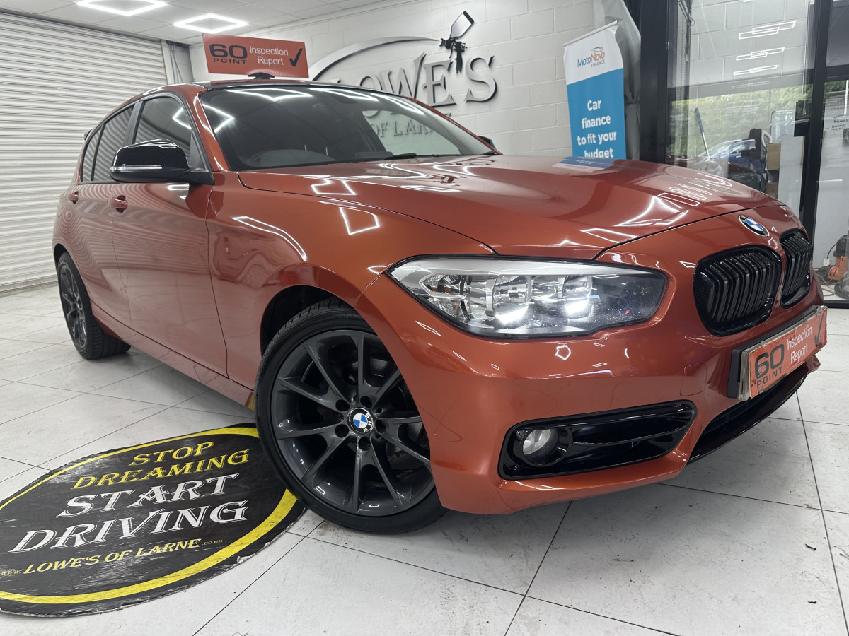 2017 (JULY) BMW 118i SPORT S/S 5 DOOR — Finished in BURNT ORANGE